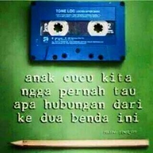 guna pensil dan kaset