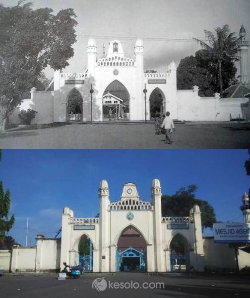 Solo Tempo Dulu - Masjid Agung Solo - Gerbang 1934 (Jongbloed)
