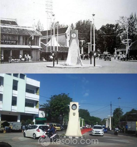 Solo Tempo Dulu - Tugu Pasar Gede menuju Balai Kota 1937