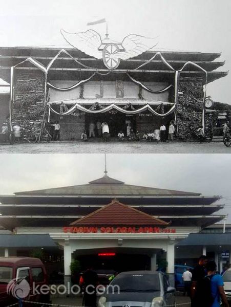 Solo Tempo Dulu - Stasiun Balapan Berhard 1937 (Moltzer)