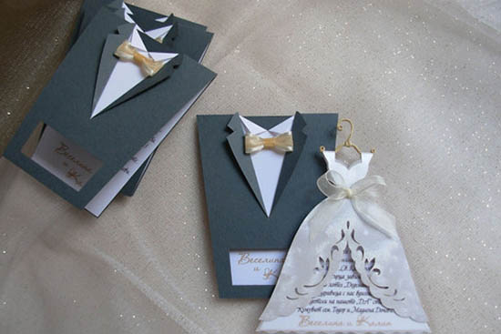 undangan pernikahan unik berbentuk gaun pengantin - casademadridensaopaulocom