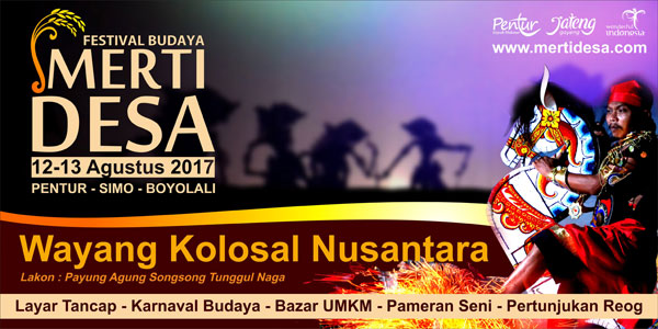 Merti Desa Pentur Wayang Kolosal Nusantara