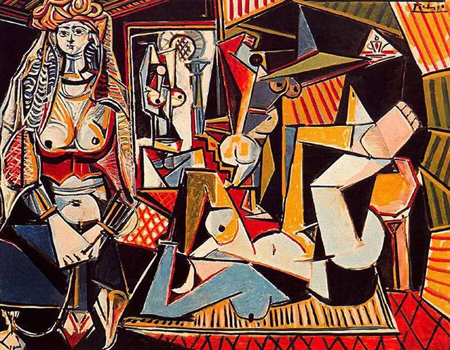 Lukisan The Women of Algiers, (1955) karya Pablo Picasso