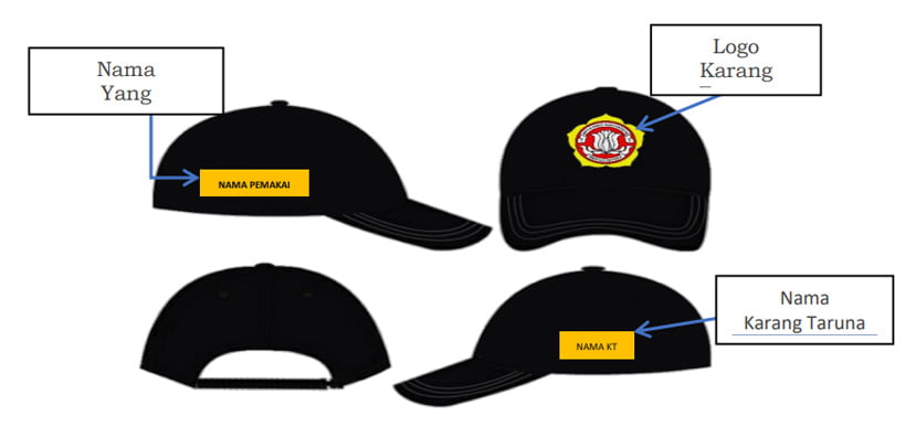 Seragam Topi Karang Taruna