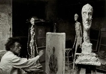 Alberto Giacometti seorang pematung sekaligus pelukis
