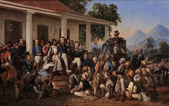 Lukisan Raden Saleh Pelukis Terkenal Indonesia The Arrest of Pangeran Diponegoro (1857)