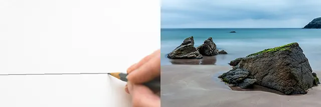 garis nyata dan garis semu dalam unsur seni rupa