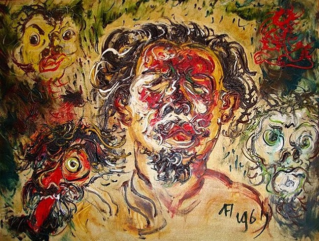 potret diri dan topeng topeng kehidupan lukisan affandi Pelukis Terkenal Indonesia