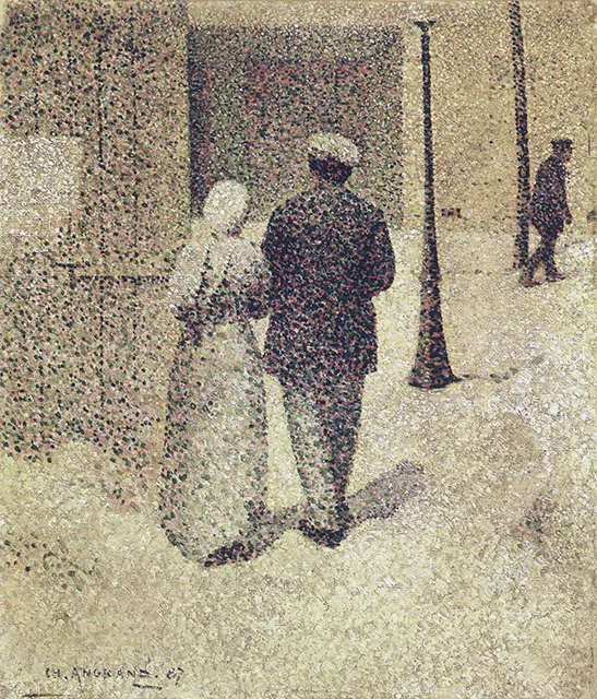 Couple in the street, 1887