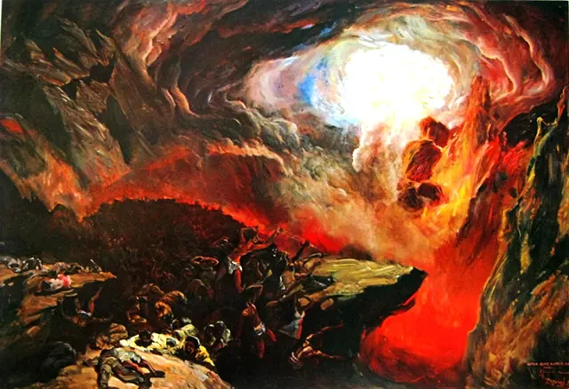 Lukisan Jika Tuhan murka